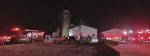 Incendie dans un bâtiment agricole à Saint-Liboire