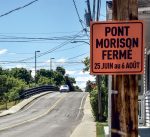 Un détour de cinq semaines pour le pont Morison
