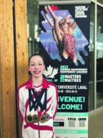 Natation artistique : Charlie Breault brille de tous ses feux