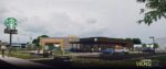 Un Marché de proximité et un Starbucks