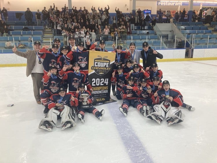 Les Mousquetaires M13 AA sont aussi champions de la coupe Chevrolet. Photo gracieuseté