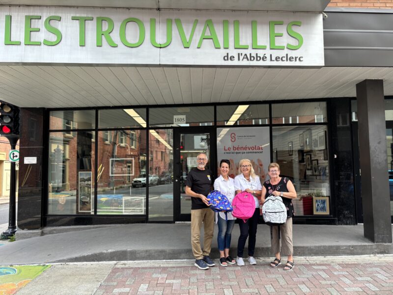 La boutique Les Trouvailles de l’Abbé Leclerc au centre-ville de Saint-Hyacinthe. Photo CBSH