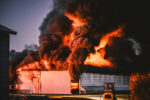 Incendie à la Ferme SM Phaneuf  à Saint-Liboire