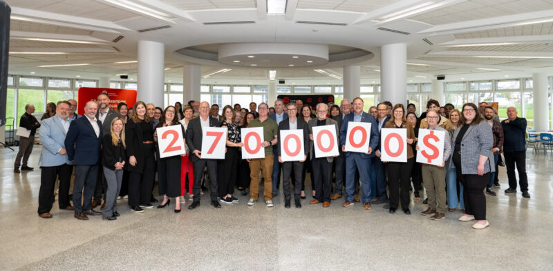 Centraide : un montant record de 2,7 M$ amassé pour soutenir nos organismes