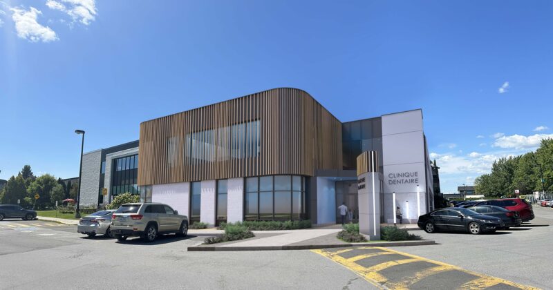 La clinique dentaire du Cégep de Saint-Hyacinthe sera agrandie. Photo Artesa architectes concepteurs