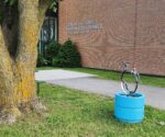 Sculptures urbaines au Centre culturel Humania
