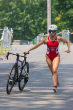 Les épreuves de triathlon ont souri à Jeanne Gadbois aux Jeux du Québec