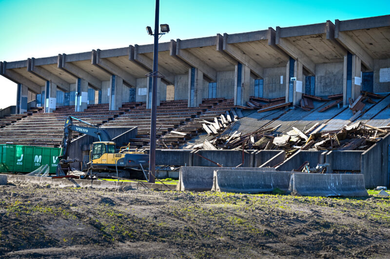 Les travaux de démolition ont commencé dans les dernières semaines. Photothèque | Le Courrier ©